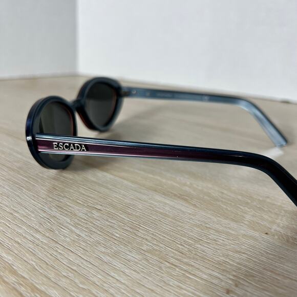 Escada E1116 E953 Sunglasses FRAMES ONLY Blue Purple 52-17-140 France main image 8